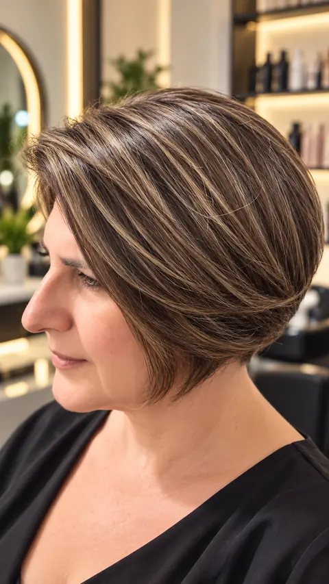 Chanel com mechas iluminadas
