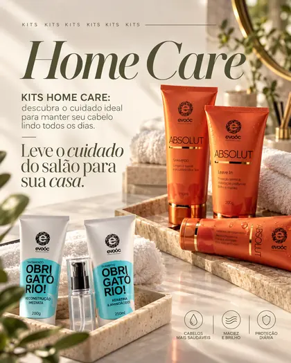 Kits Home Care da Evooc no espaço da Sandra Ferreira